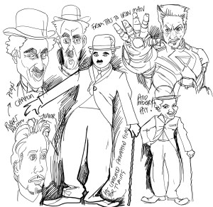 chaplin new pix with downey junior