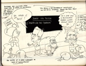 man up Nikolopoulos - take responsibility for your own words