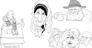 mother T, John 23rd and Lubavitcher rebbe