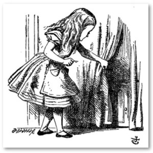 alice_in_wonderlandsmall door tenniel