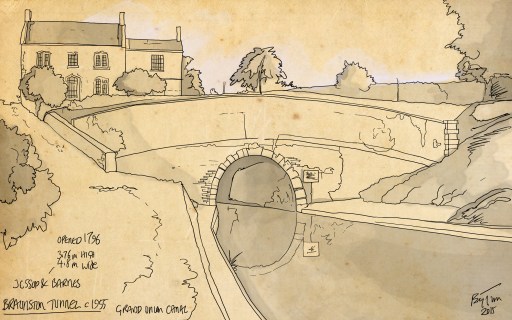 braunston tunnel 1950s