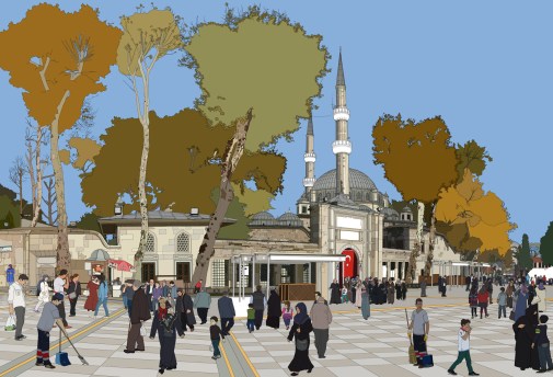 eyub sultan mosque near Pierre lotte1 colour