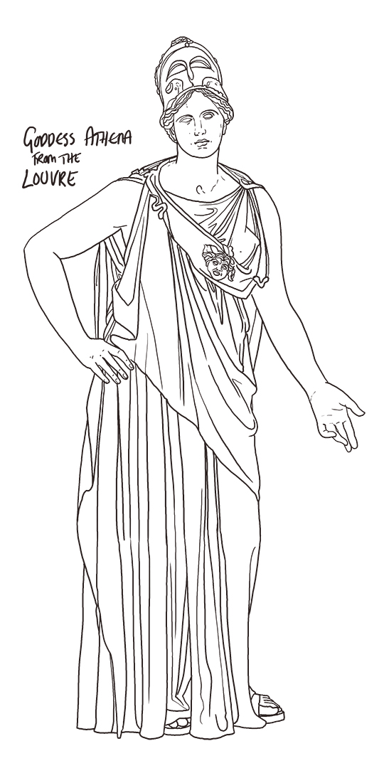 athena in Louvre by TIM
