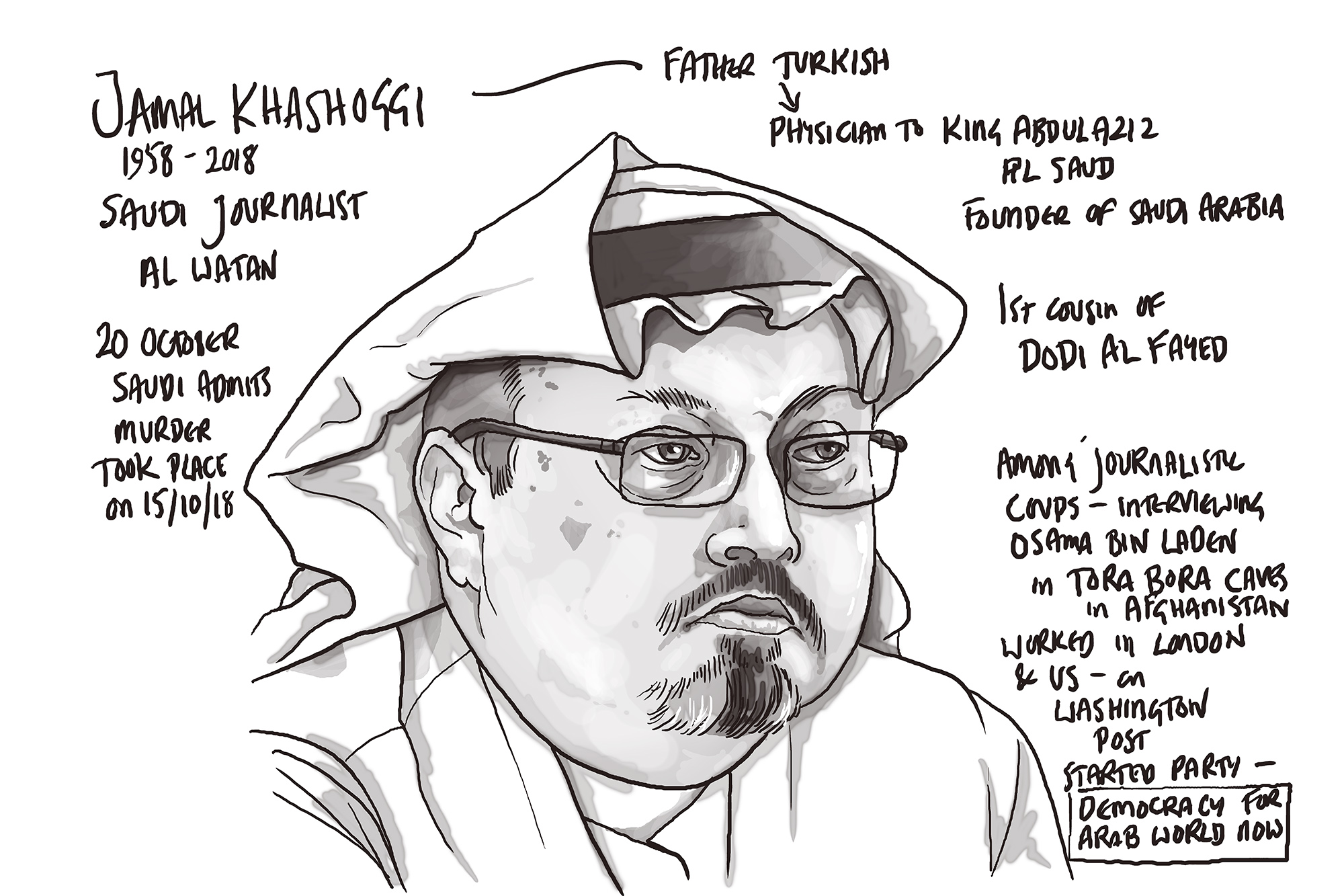 Jamal Khashoggi by TIM